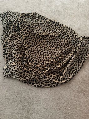 Better Homes And Gardens Leopard Print Skirt - Beige and Black 4x5